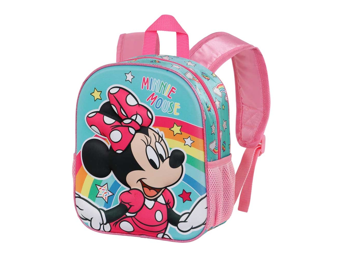 Minnie Mouse Colors Mochila 3D Pequeña, Azul