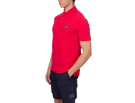Polo de Hombre NAPAPIJRI Algodón Rosa (M)