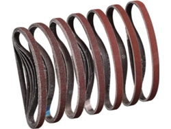 Cintas Abrasivas 13x457mm - Grano 40/60/80/120/180/240/320 - Para Lijadora De Cinta - Ideal Para Madera Y Pintura (35 Piezas)