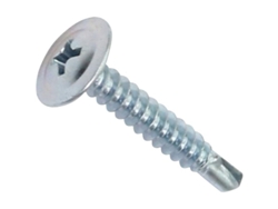 Juego De 100 Tornillos Autoagujeros Acero Zinc Ø4.2x25mm Cabeza Redonda Ph Para Metales Y Reformas