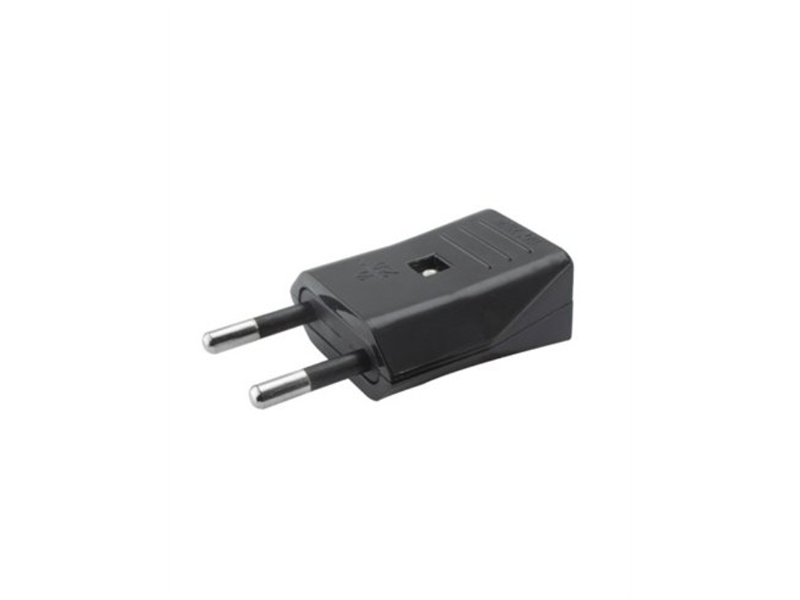 Enchufe eléctrico macho de 4 mm, 10 A/250 V, color negro, Krang.