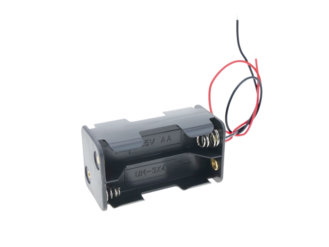 Portapilas Para 4 Aa 1.5V Lr6 BEMATIK