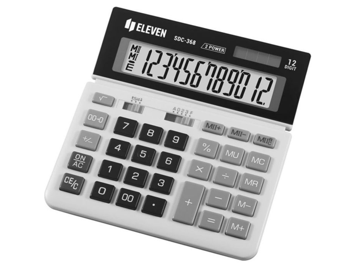 Calculadora Eleven Kalsdc368 Calculadora de escritorio Eleven Sdc368 Blanco Negro