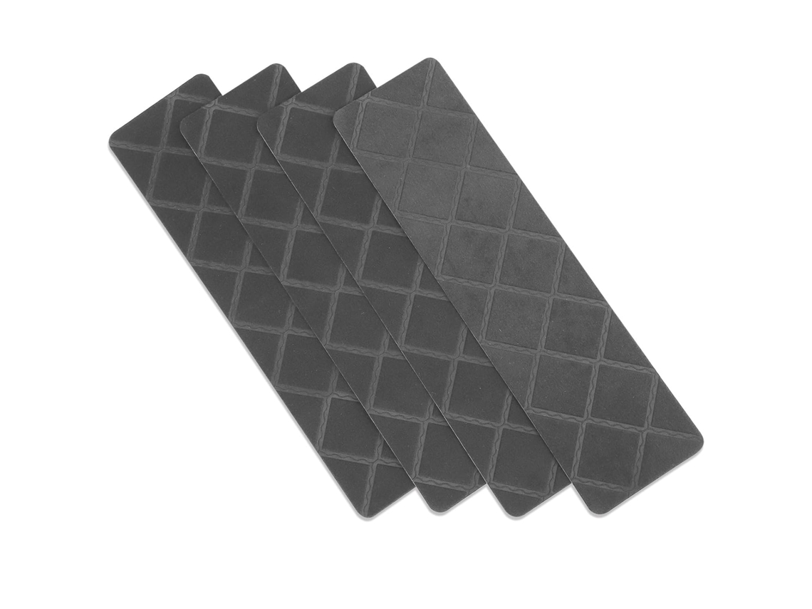4 Peldaños Antideslizantes Con Relieve Para Escaleras, Juego De Alfombrillas Autoadhesivas De Pvc