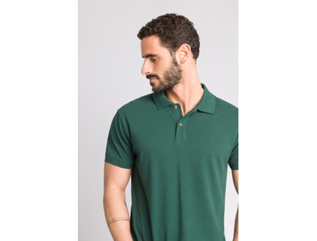 Polo de Hombre THROTTLEMAN Algodón Verde (XL)
