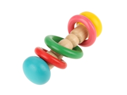 Sonajero De Madera Seguro Para Bebés, Juguete Musical Educativo Para Bebés.