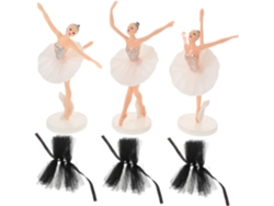Decoración De Pastel De Bailarina En Miniatura, Figura De Niña Bailarina, Decoración De Regalo, Adecuada