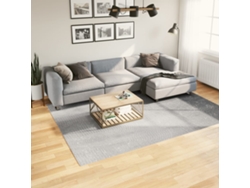 Alfombra De Pelo Corto Look Escandinavo Iza Gris 200x280 Cm
