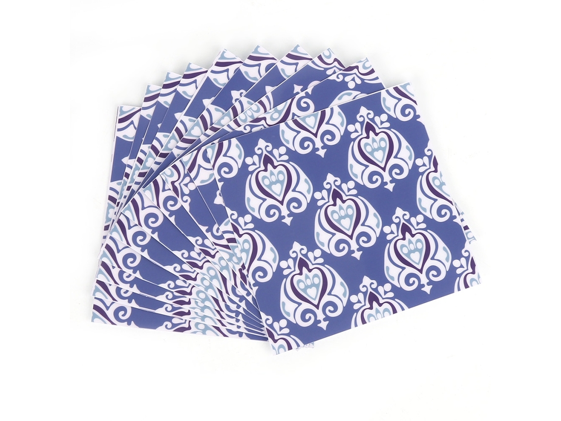 Baok - 10 pegatinas retro para azulejos de 15x15 cm, antideslizantes e impermeables para cocina, baño y decoración del hogar.