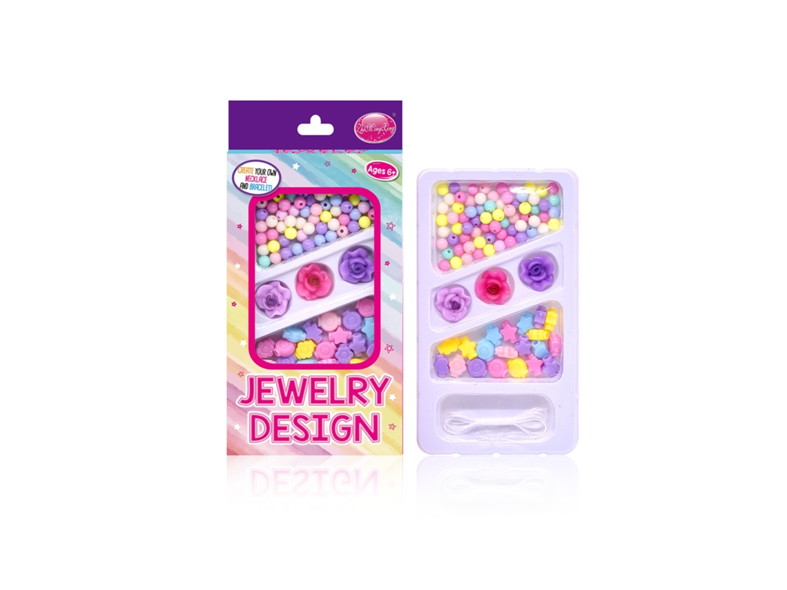 Kit creativo para hacer pulseras de cuentas DIY para niños