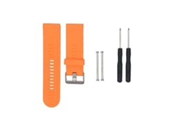 Correa de silicona naranja para reloj Garmin Fenix 3 HR Chennnls