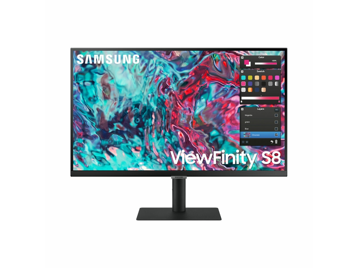 Monitor SAMSUNG S80TB (sRGB - Flicker free - 27" - 4K Ultra HD - Enchufe EU - 5 ms)