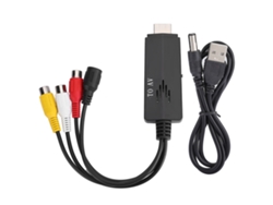Conversor Hdmi Para Rca Av 1080p Adaptador Cavo Macho Para Fêmea Tv Vcr Dvd Compatível Com Roku Ps3 Xbox