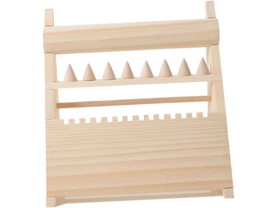 Soporte Organizador De Madera Para Joyas, Ideal Para Collares, Pulseras Y Relojes. Expositor Multifuncional...