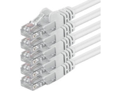 Cable de Red 1ATTACK (RJ45 - 50 cm - Blanco)