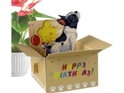 Tarjeta de cumpleaños 3D | Tarjeta de cumpleaños desplegable para familiares y amigos | Mensaje para niño/niña Vayotoy