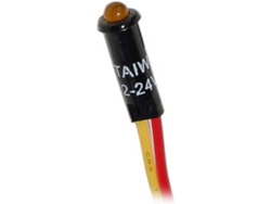 Luzes BLUE SEA Amber Led Indicator Light 124V Negro