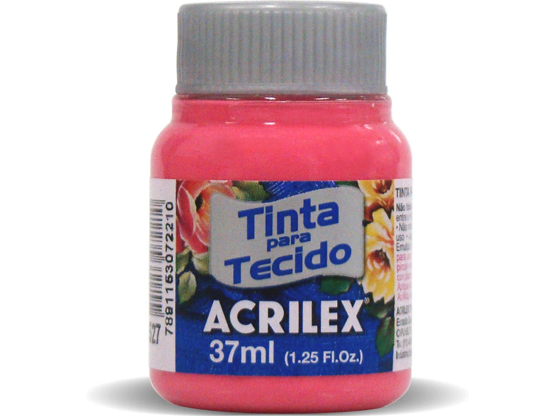 Tinta de Tela Mate Acrilex Rosa (04140/527 37ml)