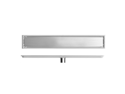 Rejilla de desagüe lineal de acero inoxidable para evitar obstrucciones, ideal para duchas, cocinas y hoteles.