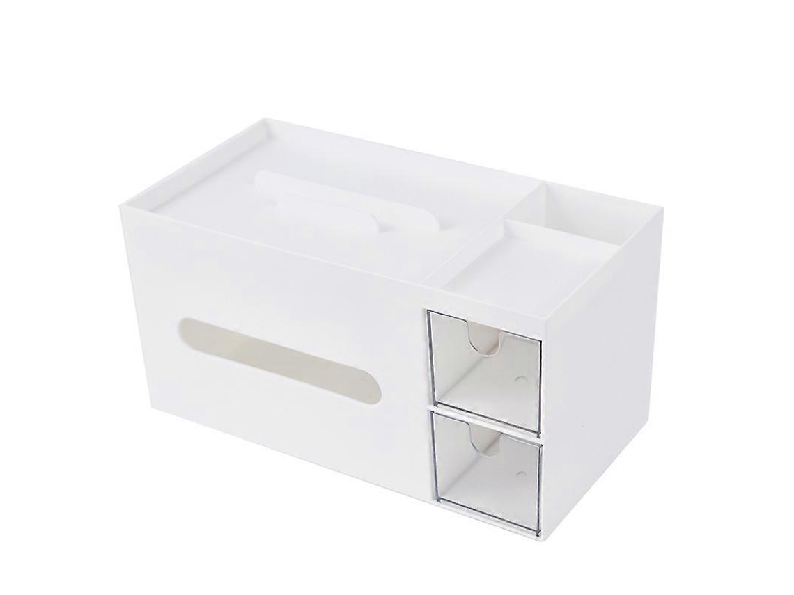 Organizador de oficina con soporte para caja de pañuelos