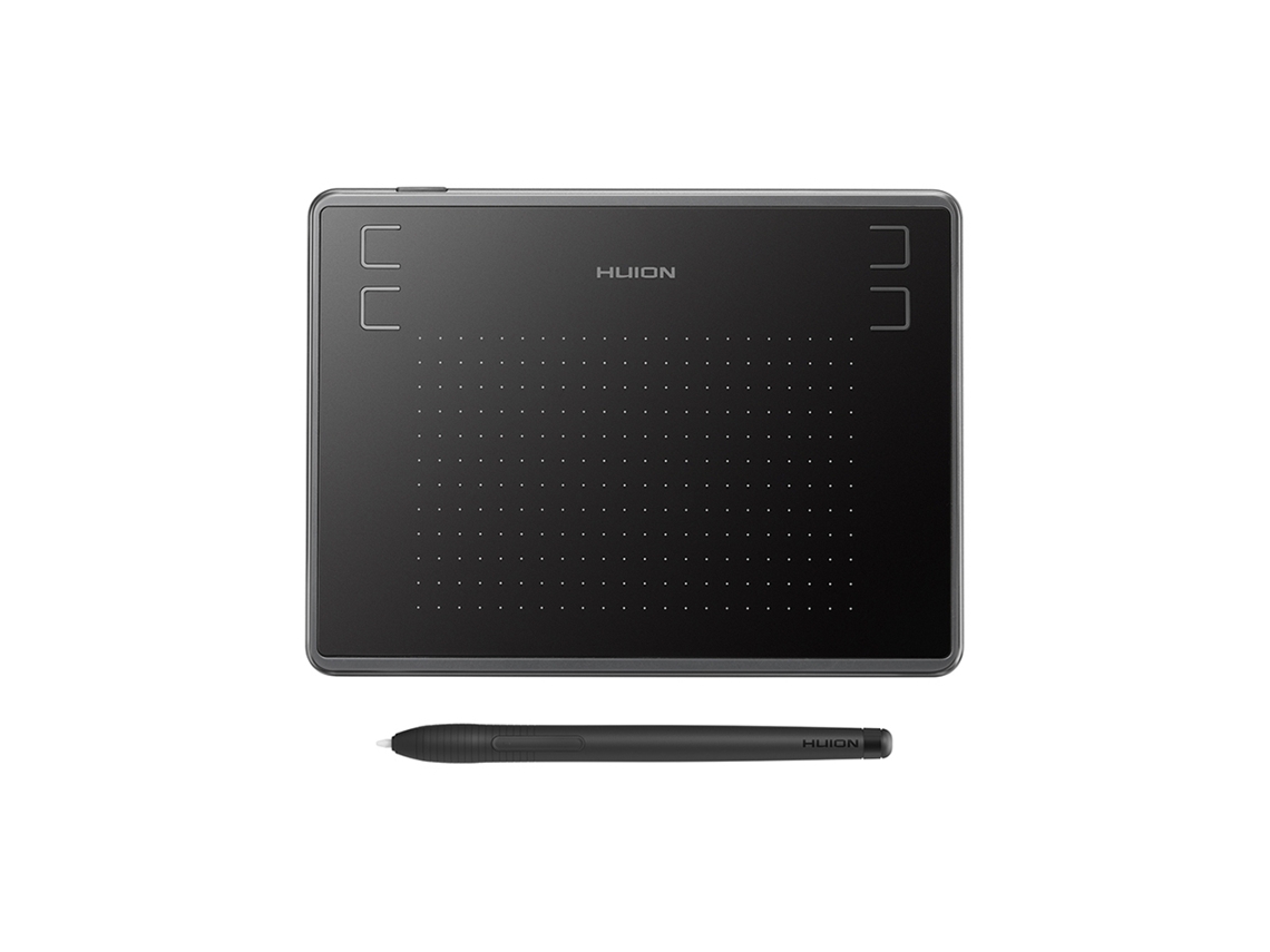 Tableta Gráfica Huion H430p Con Lápiz Sin Batería Y 4096 Niveles De Presión