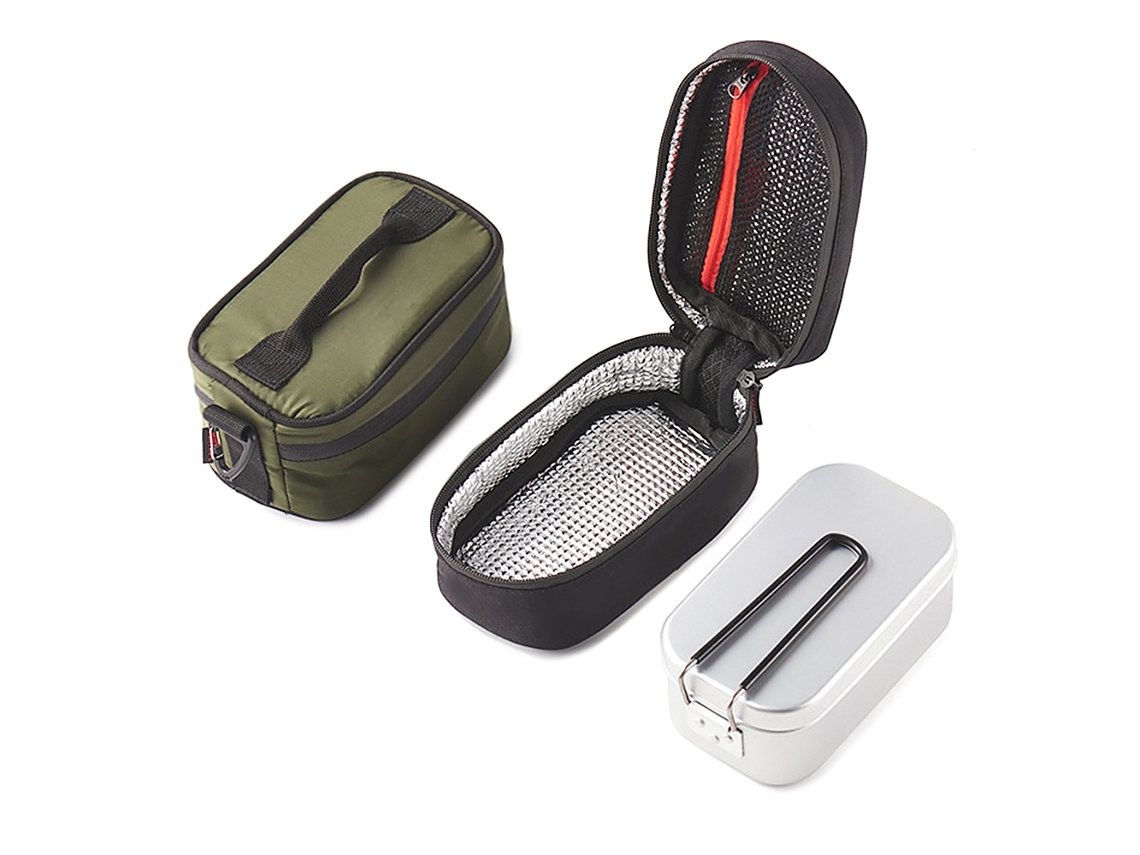 Bolsa Térmica Pequeña Y Portátil Para El Almuerzo, Ideal Para Picnics, Acampadas, Senderismo, Playa Y Viajes Diarios.