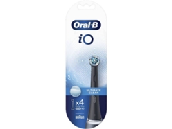 Recambio de Cepillo Eléctrico ORAL B iO Ultimate Clean Negro(4 Unidades)