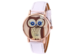 Reloj De Pulsera Analógico De Cuarzo Casual Para Mujer Con Correa De Pu Zhoulianfa (blanco)