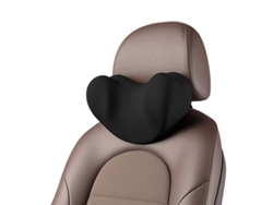 2026-almohada Cervical Ergonómica De Espuma De Memoria Para Coche Oficina, Diseño Corazón, 2 Piezas Negras