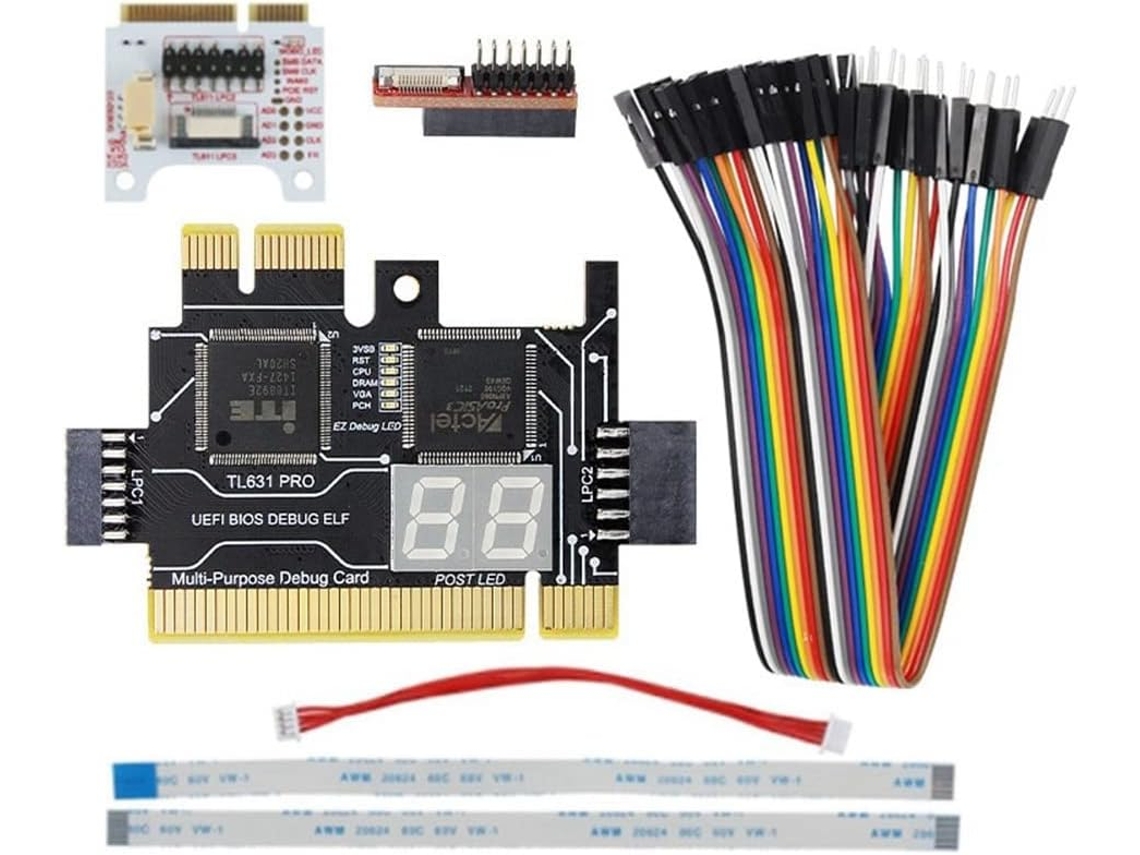 Placa Base Multifunción Mini Tl631 Pro Lpc-debug Con Diagnóstico Y Tarjeta De Expansión Pci-e