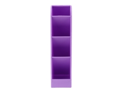 Elegante organizador de escritorio verde, diseño compacto para cosméticos, papelería y más, plástico de alta calidad, caja de almacenamiento.