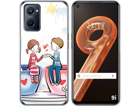 Carcasa Realme 9i TUMUNDOSMARTPHONE Dibujos Café Multicolor