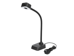 Cámara De Documentos Usb 4k Plegable Con Enfoque Automático, Luz Led De 3 Niveles, Micrófono Y Reducción De Ruido Mediante Ia.