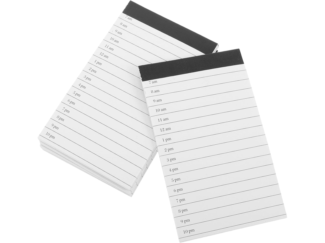 Juego De 6 Cuadernos A7 Rayados, Tamaño Compacto, Planificador Diario Para Organización