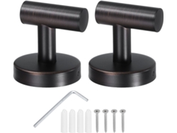 2 Ganchos De Baño Impermeables De Acero Inoxidable Para Toallas/ropa, Para Puertas De Cocina,