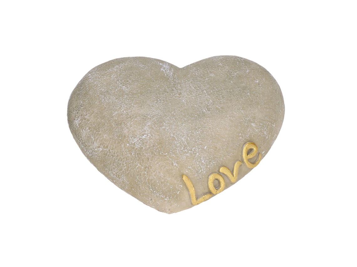 Piedra Memorial Corazón Para Mascota Jardín Tumba Resina Perro Gato Ramita Césped