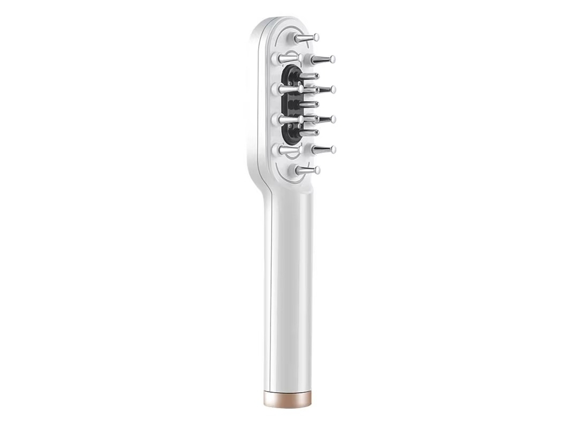 Dispositivo eléctrico para el cuidado del cuero cabelludo, peine masajeador para el crecimiento y alisado del cabello, masajeador para el cuidado del cabello