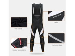 Braguitas De Ciclismo Para Invierno Con Amortiguación De Gel 3d, Culotte Con Tirantes, Traje De Mtb, Mallas Acolchadas
