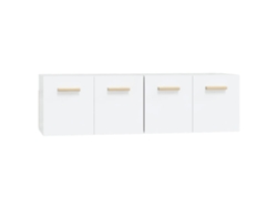 Maison Exclusive - Armarios De Pared, 2 Unidades, Blancos, 60x36,5x35 Cm, Madera De Ingeniería
