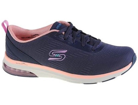 Zapatillas Deportivas SKECHERS Skechair Edge Mellow Days Mujer (Azul Mariño - Tejido, Material Sintético -38)