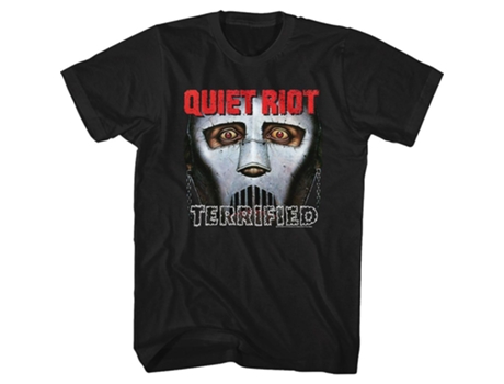 Camiseta ROCKINSTONE Aterrorizada Quiet Riot (Algodón - XXXL)