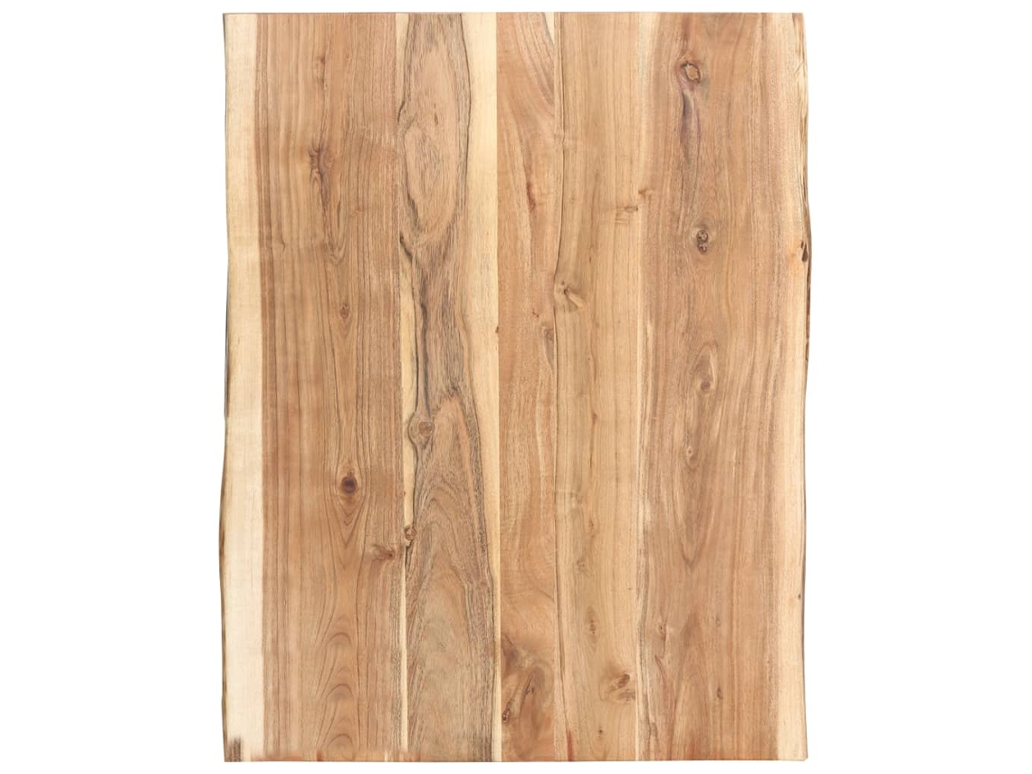 Superficie para mesa de cocina VIDAXL Marrón Madera de acacia (80 x 60 x 3.8 cm)
