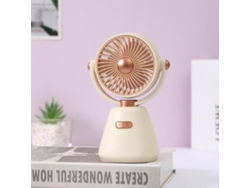 Ventilador de escritorio mini CSYY con 100 velocidades y recargable por USB.