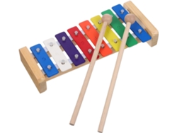 Conjunto de xilófono musical con 1 instrumento para niños con mazos para estimular...