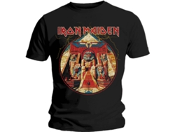 Camiseta IRON MAIDEN Powerslave Lightning Circle XL