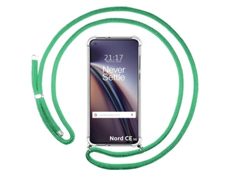 Carcasa OnePlus Nord CE 5G TUMUNDOSMARTPHONE Colgante Verde