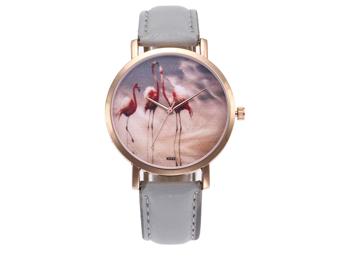 Relógio De Pulseira Para Homens E Mulheres, Relógio De Quartzo Com Pulseira De Couro Casual Cinza