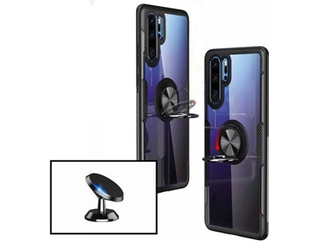 Kit Soporte Magnético de Coche y Funda 3X1 Military Defender Xiaomi Redmi Note 10 Lite PHONECARE Transparente Negro