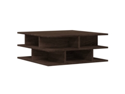 Maison Exclusive - Mesa De Centro Madera De Ingeniería Roble Marrón 70x70x29 Cm