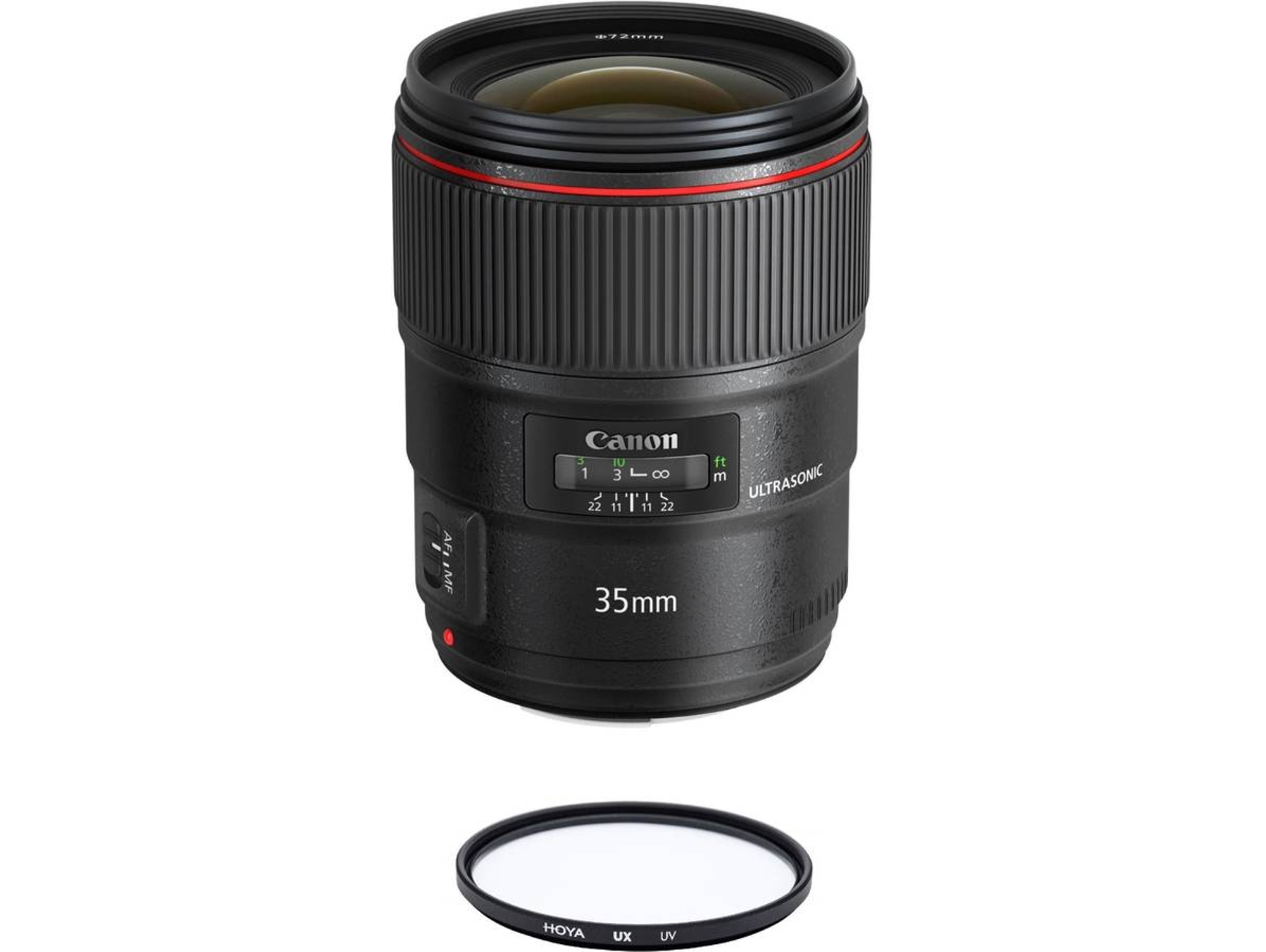Objetivo CANON EF 35mm F1.4L II USM + Hoya UX UV 72mm